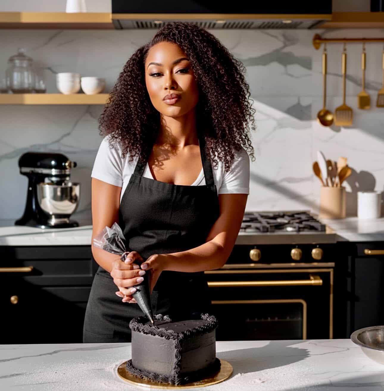 Lynette Stubbs, Founder and Lead Cake Designer at Luxe Layers Cakery in Miami