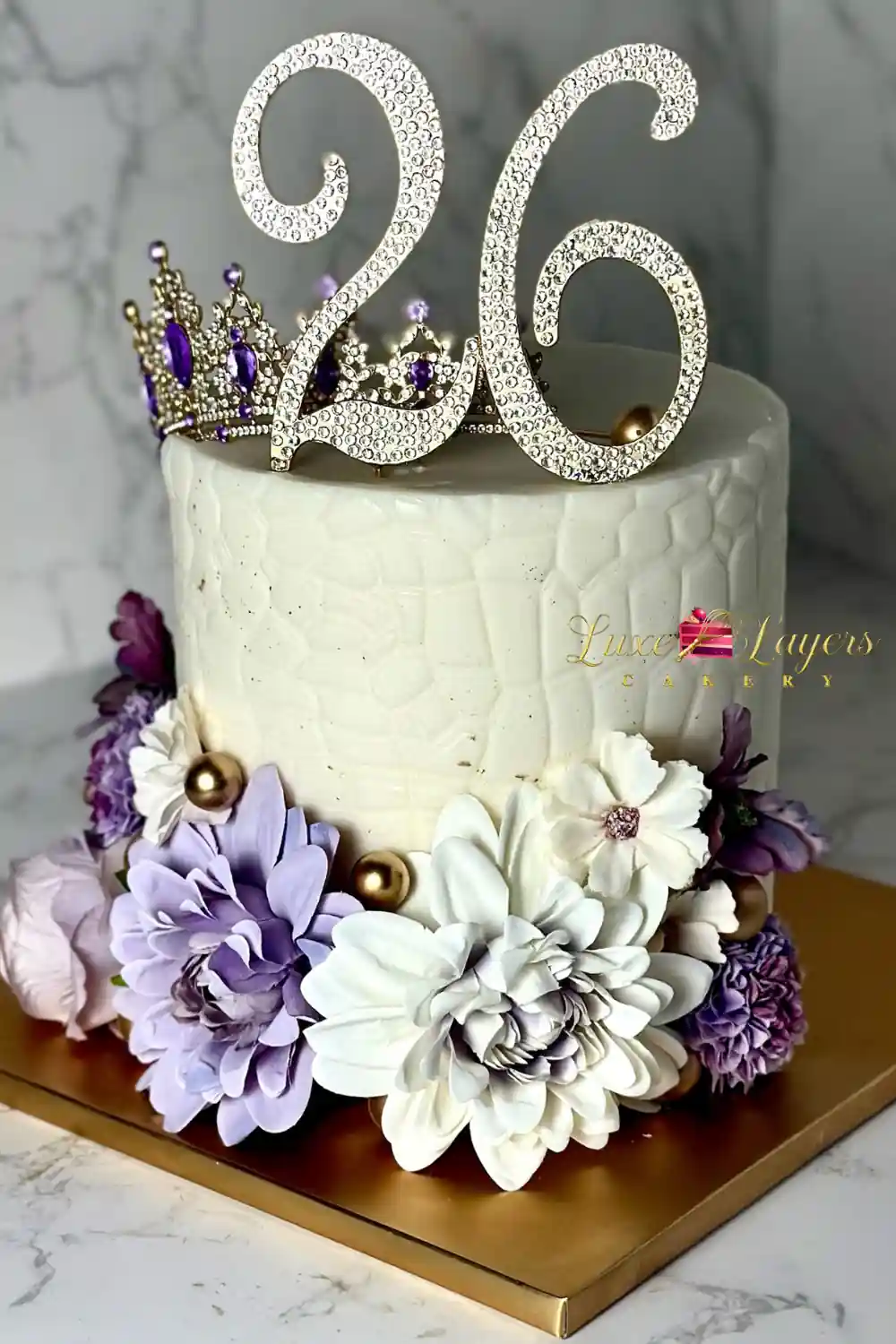 Aventura cake Miami elevated classic sugar florals design Luxe Layers Cakery